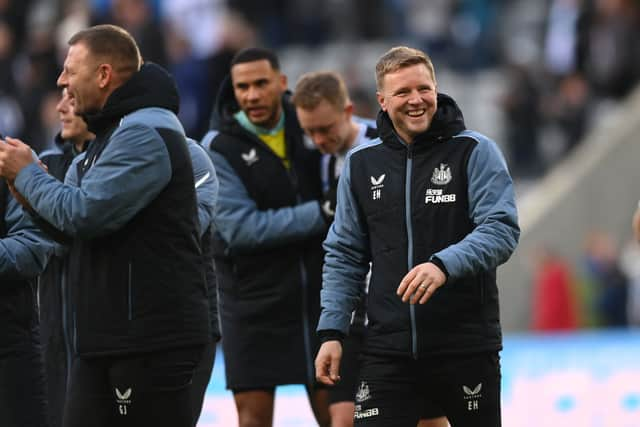 Newcastle United head coach Eddie Howe. (Photo by Stu Forster/Getty Images)