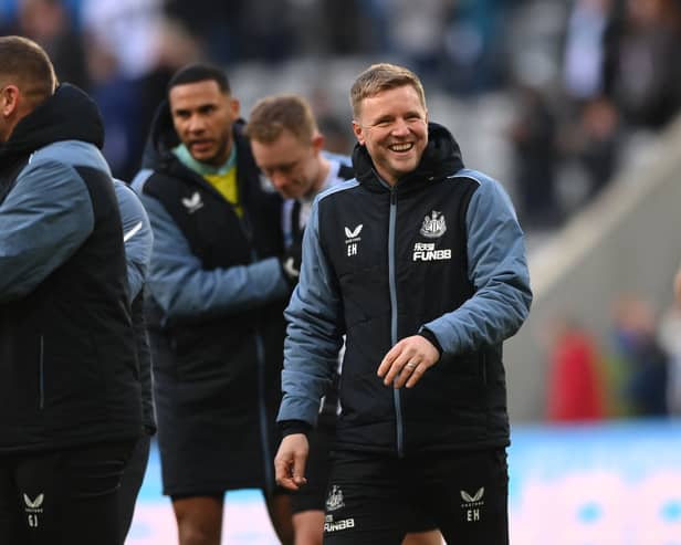 Newcastle United head coach Eddie Howe. (Photo by Stu Forster/Getty Images)