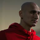 Former Newcastle United midfielder Jonjo Shelvey. (Photo by OLI SCARFF/AFP via Getty Images)