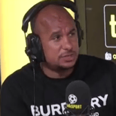 Gabby Agbonlahor working as a talkSPORT pundit 