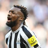 Newcastle United winger Allan Saint-Maximin. (Photo by Michael Regan/Getty Images)