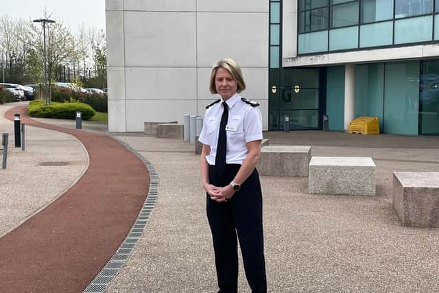 Vanessa Jardine, the new chief constable of Northumbria Police. 