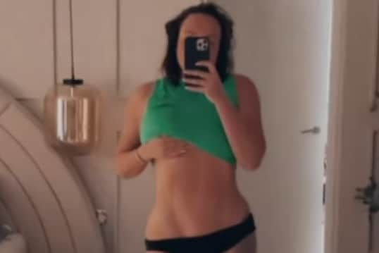 Charlotte showed off her slim figure in a video on Instagram. (Picture: Instagram/@charlottegshore)