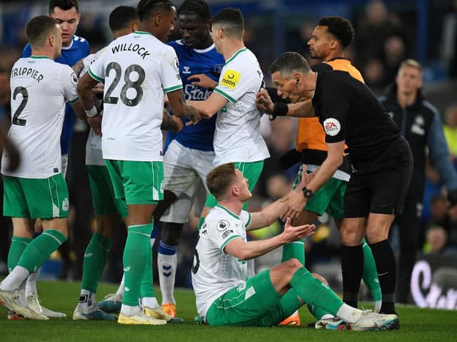 Newcastle United midfielder Sean Longstaff. (Photo by OLI SCARFF/AFP via Getty Images)