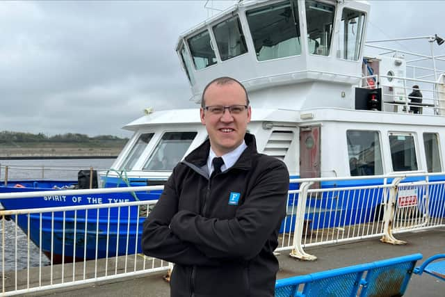 Phil Knox is the Shields Ferry’s newest skipper. 