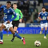 Strasbourg striker Habib Diallo.  