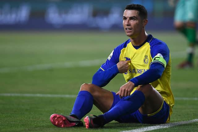 Real Madrid and Manchester United legend Cristiano Ronaldo. (Photo by AFP) (Photo by -/AFP via Getty Images)