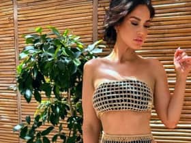 Vicky showed off her incredible figure during her holiday to Dubai. (Picture: Instagram/@ vickypattison)