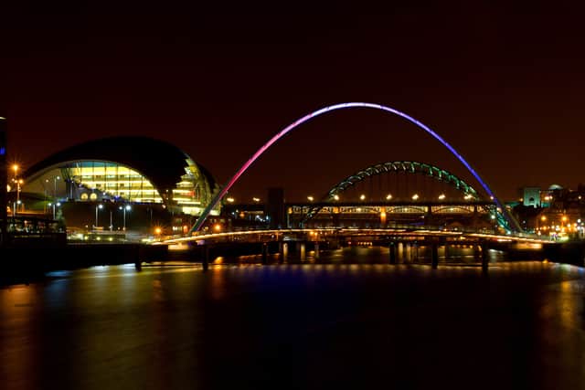 A light show will be held on the Newcastle and Gateshead Quayside to mark the Coronation of King Charles III. 