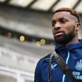 Newcastle United winger Allan Saint-Maximin. (Photo by OLI SCARFF/AFP via Getty Images)