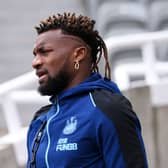 Newcastle United winger Allan Saint-Maximin. (Photo by Stu Forster/Getty Images)