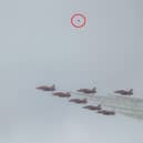 A photographer has snapped a ‘UFO’ - flying over the Coronation.  