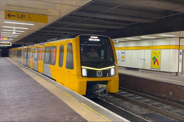 The first train of Metro’s new fleet has undergone a test run. 