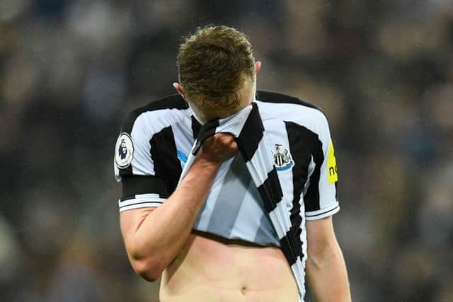 Newcastle United midfielder Sean Longstaff. (Photo by OLI SCARFF/AFP via Getty Images)