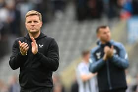 Newcastle United head coach Eddie Howe.  (Photo by Stu Forster/Getty Images)