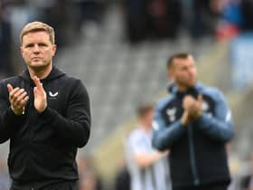 Newcastle United head coach Eddie Howe.  (Photo by Stu Forster/Getty Images)