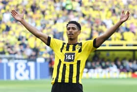 Borussia Dortmund midfielder Jude Bellingham. (Photo by Christof Koepsel/Getty Images)