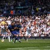 Callum Wilson of Newcastle United scores the team's second goal from the penalty spot during the Premier League match between Leeds United and Newcastle United at Elland Road on May 13, 2023 in Leeds, England. (Photo by Stu Forster/Getty Images)