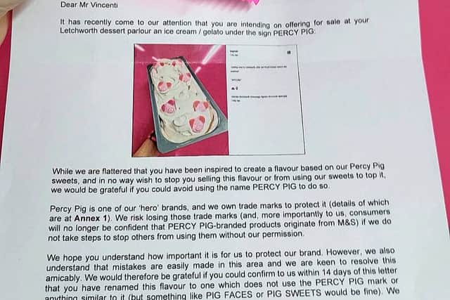 M&S asked Fabio’s Gelato to change the name of their new Percy Pig flavour ice cream