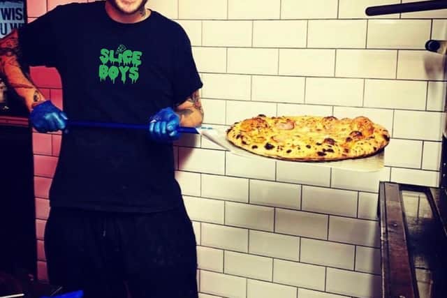 Slice Boys will be one of the local food vendors at FRATE.
