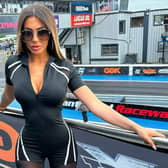 Chloe Ferry was snapped beside the race track at Santa Pod. (Picture: Instagram/@chloegshore1)