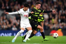Manuel Ugarte battles with Son Heung-Min in the Champions League (Image: Getty Images)