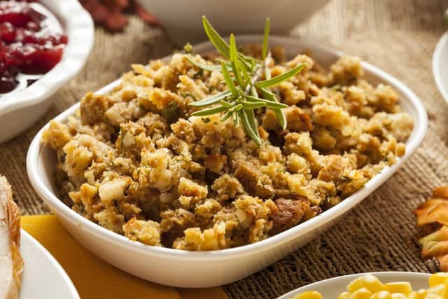 Stuffing is number three on the favourite festive food menu (photo: Shutterstock)