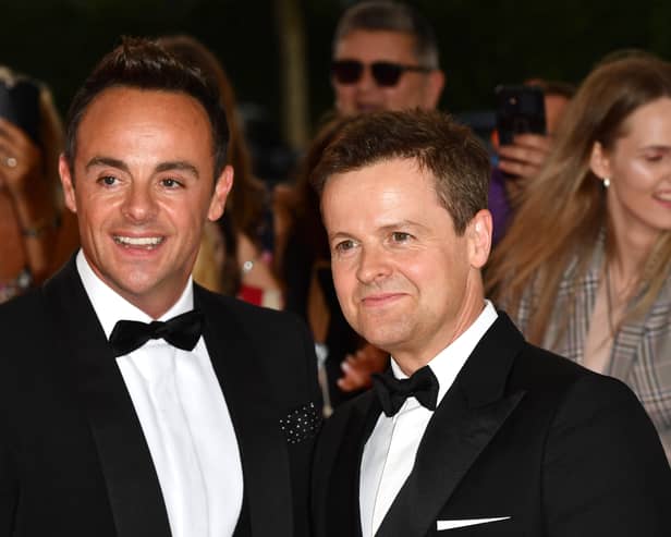 Presenting duo Ant & Dec have announced that their popular ITV show Saturday Night Takeaway is set to pause after the 2024 series. (Credit: Getty Images)