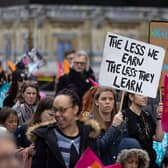 Teachers have warned of another fresh wave of strikes in July if the government does not meet their demands on pay. (Photo by Hesther Ng/SOPA Images/LightRocket via Getty Images)