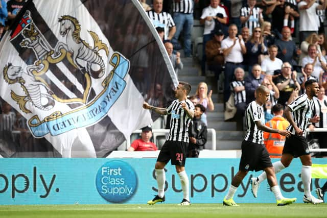 Former Newcastle United striker Joselu. (Photo by Jan Kruger/Getty Images)