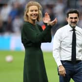 Chairman Yasir Al-Rumayyan with co-owner Amanda Staveley.