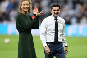 Chairman Yasir Al-Rumayyan with co-owner Amanda Staveley.