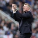 Leicester City boss Dean Smith. (Photo by Alex Livesey/Getty Images)