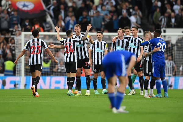 Newcastle booked a place in the CHampions League final with a win over Leicester City on Monday (Image: Getty Images)
