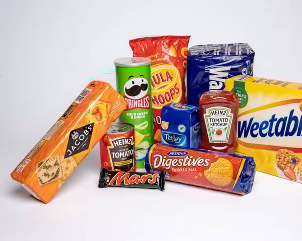 The price of everyday food products bought at a popular supermarket in February 2022 and again in February 2023 illustrates the cost of living crisis.