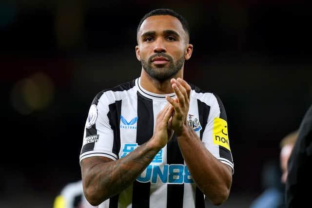 Newcastle United striker Callum Wilson.