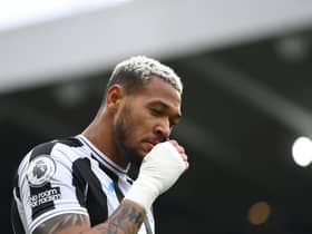Newcastle United midfielder Joelinton.  (Photo by Stu Forster/Getty Images)