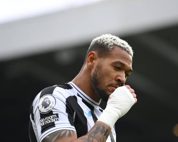 Newcastle United midfielder Joelinton.  (Photo by Stu Forster/Getty Images)