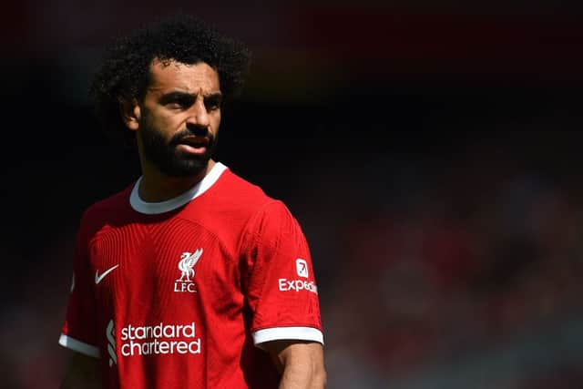 Liverpool star Mohamed Salah. (Photo by PETER POWELL/AFP via Getty Images)