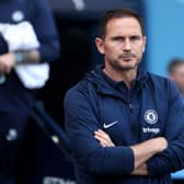 Frank Lampard, Caretaker Manager of Chelsea, looks on prior to the Premier League match (Photo by Catherine Ivill/Getty Images)