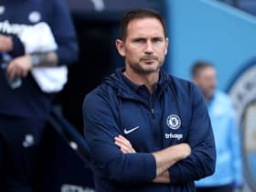 Frank Lampard, Caretaker Manager of Chelsea, looks on prior to the Premier League match (Photo by Catherine Ivill/Getty Images)
