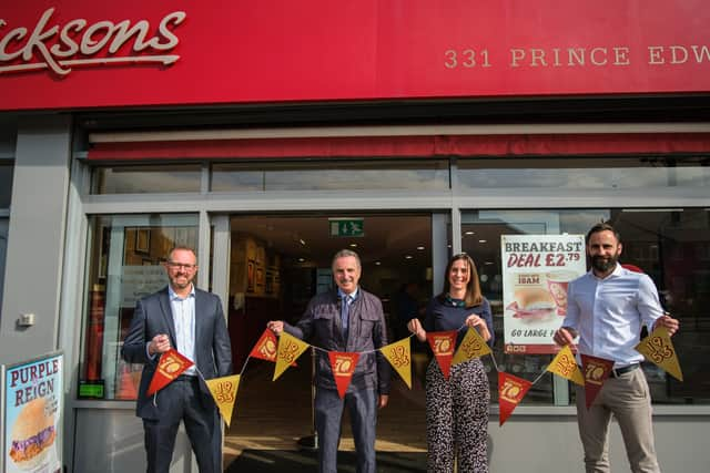 From left: Chris Hayman, managing director, Michael Dickson, chairman, Elena Dickson, marketing director and Mike Dickson, retail growth and development director. 