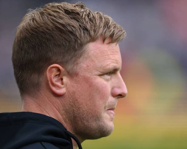 Newcastle United head coach Eddie Howe. (Photo by Stu Forster/Getty Images)