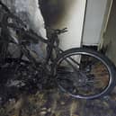 An e-bike owner has been left terrified after his scooter randomly burst into flames 
