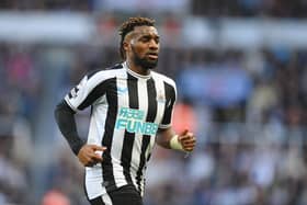 Newcastle United winger Allan Saint-Maximin. (Photo by Michael Regan/Getty Images)