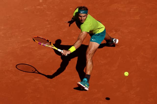 Rafael Nadal at the 2022 French Open