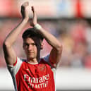 Arsenal left-back Kieran Tierney.  