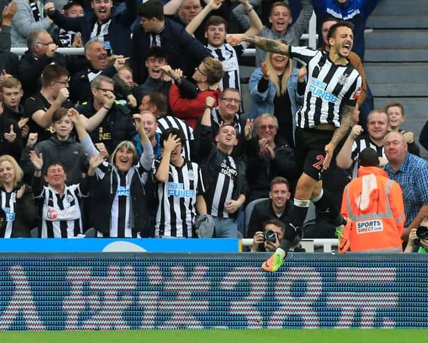 Former Newcastle United striker Joselu. (LINDSEY PARNABY/AFP via Getty Images)