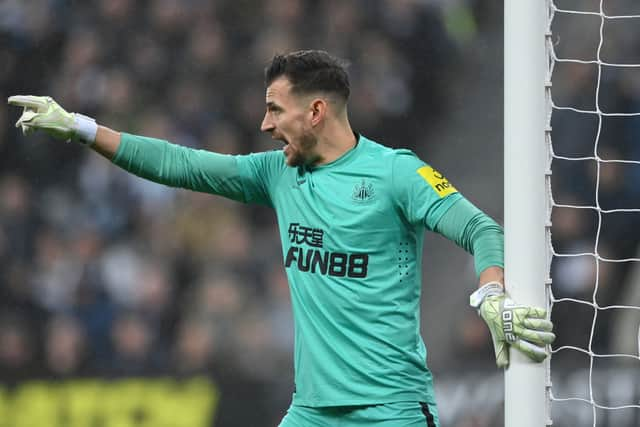 Newcastle United goalkeeper Martin Dubravka.