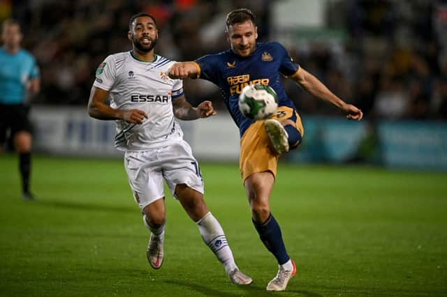 Dummett's only competitive appearance for Newcastle United this season came in the Carabao Cup against Tranmere Rovers.